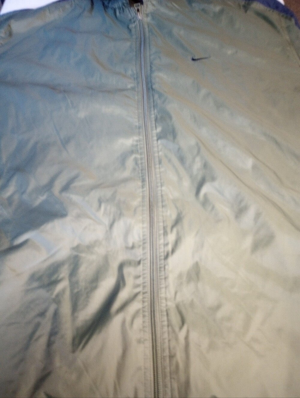 Nike Olive Green Full-Zip Windbreaker Jacket Size X-large